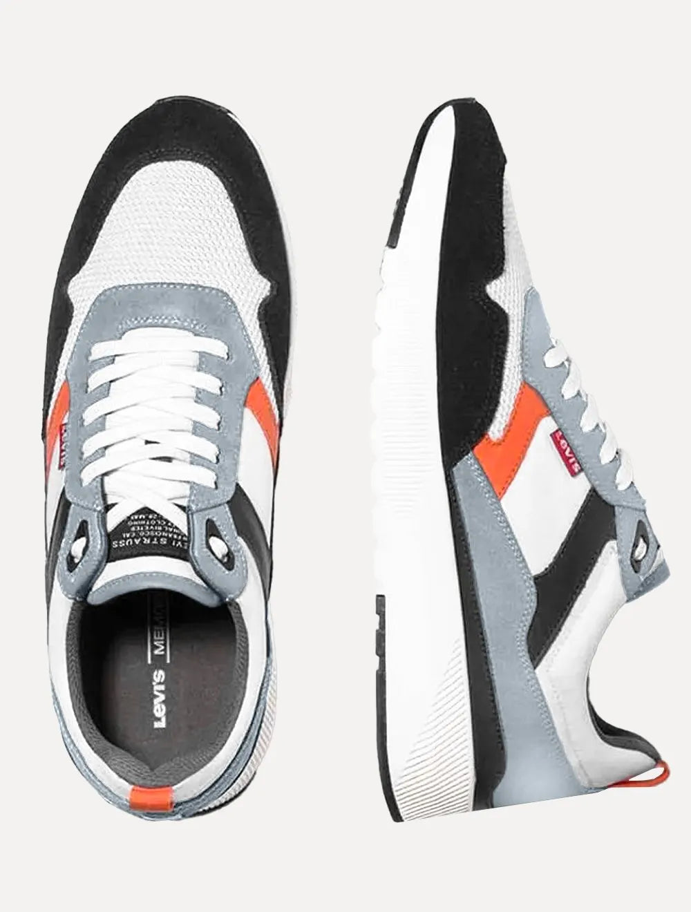 Tênis Levis Masculino Oats Refresh Multi Blue/Orange Preto