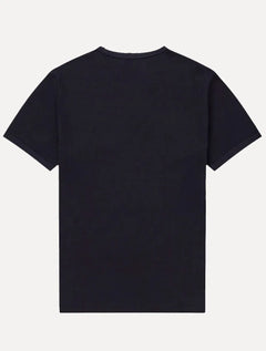 Camiseta Fred Perry Masculina Regular Ringer Logo Azul Marinho
