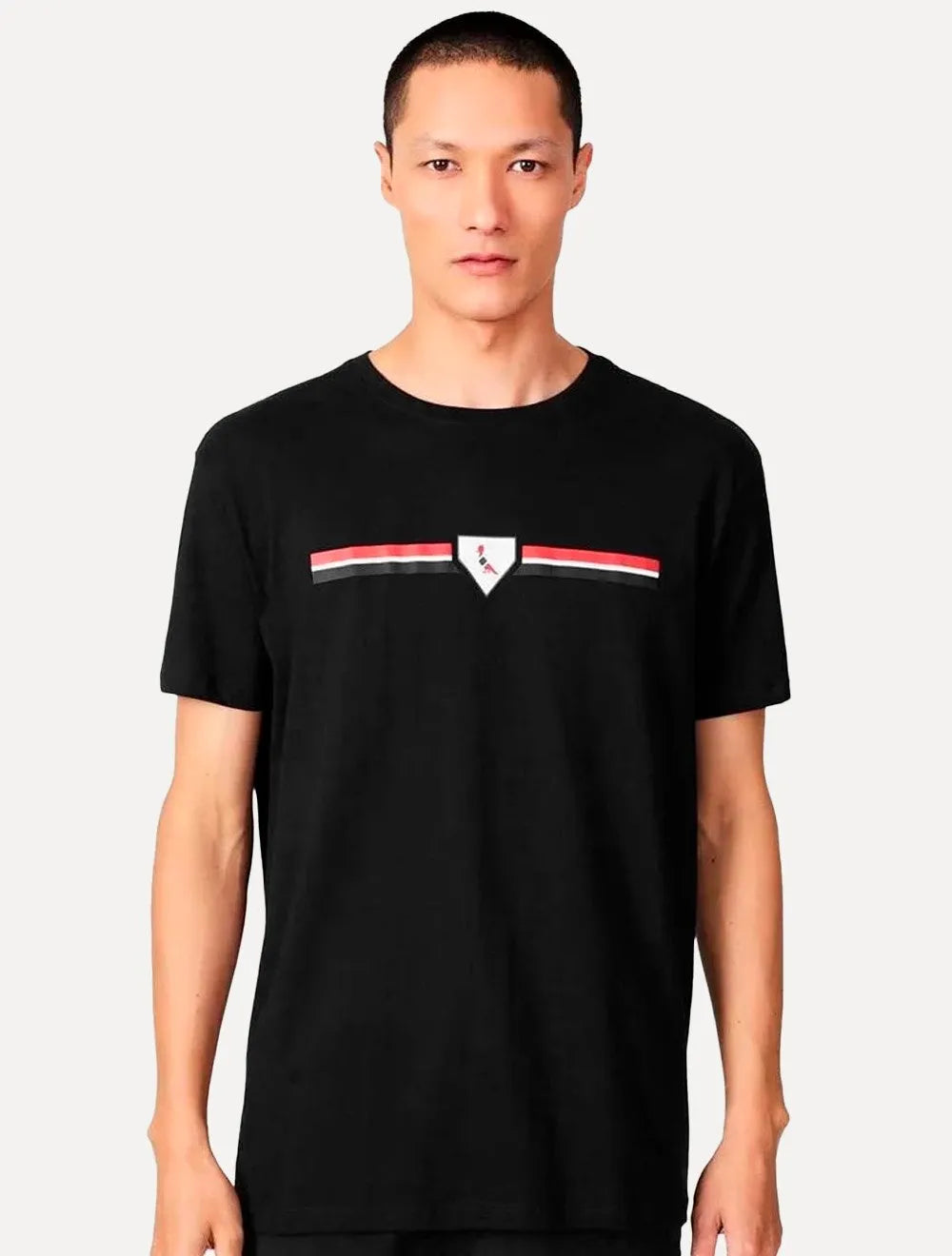 Camiseta Reserva Masculina Bust Shield SPFC Preta