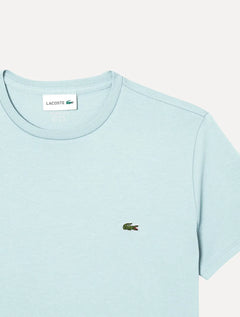 Camiseta Lacoste Masculina Jersey Pima Cotton Azul Claro