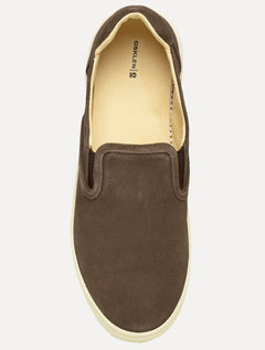 Tênis Osklen Masculino Slip On Bossanova Texture Marrom