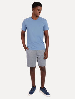 Bermuda Aramis Masculina Chino Cotton Cinza Escuro Mescla