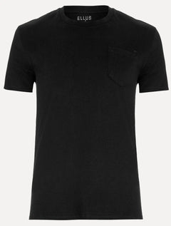 Camiseta Ellus Cotton Fine Easa Pocket Classic Preta