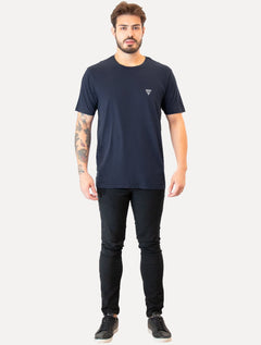Camiseta Guess Masculina Light Icon Azul Marinho
