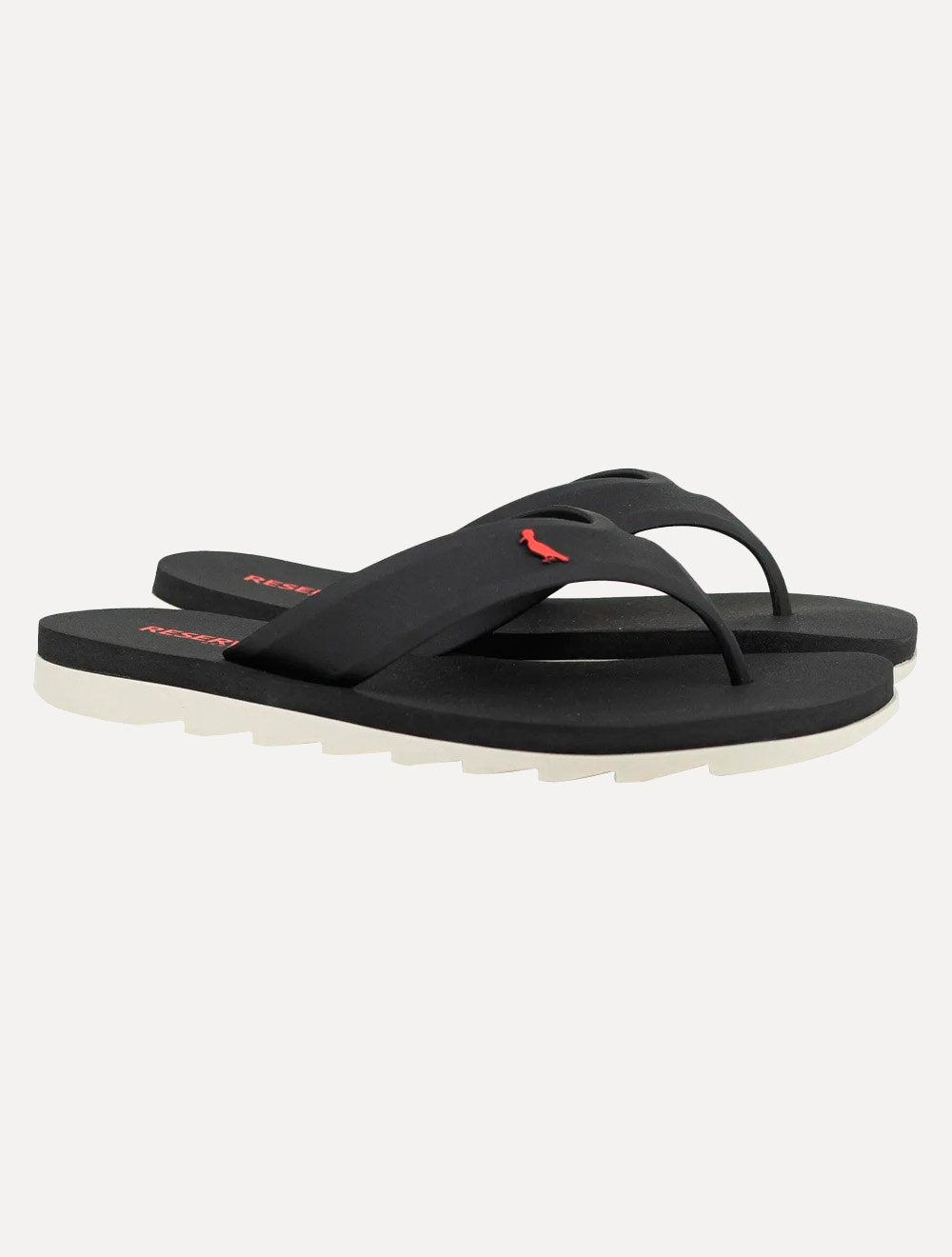 Chinelo Reserva Masculino RSV Deck Rubber Cáqui/ Preto
