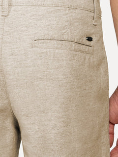 Bermuda Aramis Masculina Chino Soft Color Pinpoint Cáqui Mescla