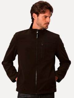 Jaqueta Calvin Klein Masculina Basic FullZiper Aquaguard Preta