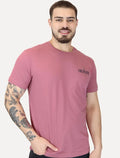Camiseta Tommy Hilfiger Masculina Stack Brand Love Rosa Médio