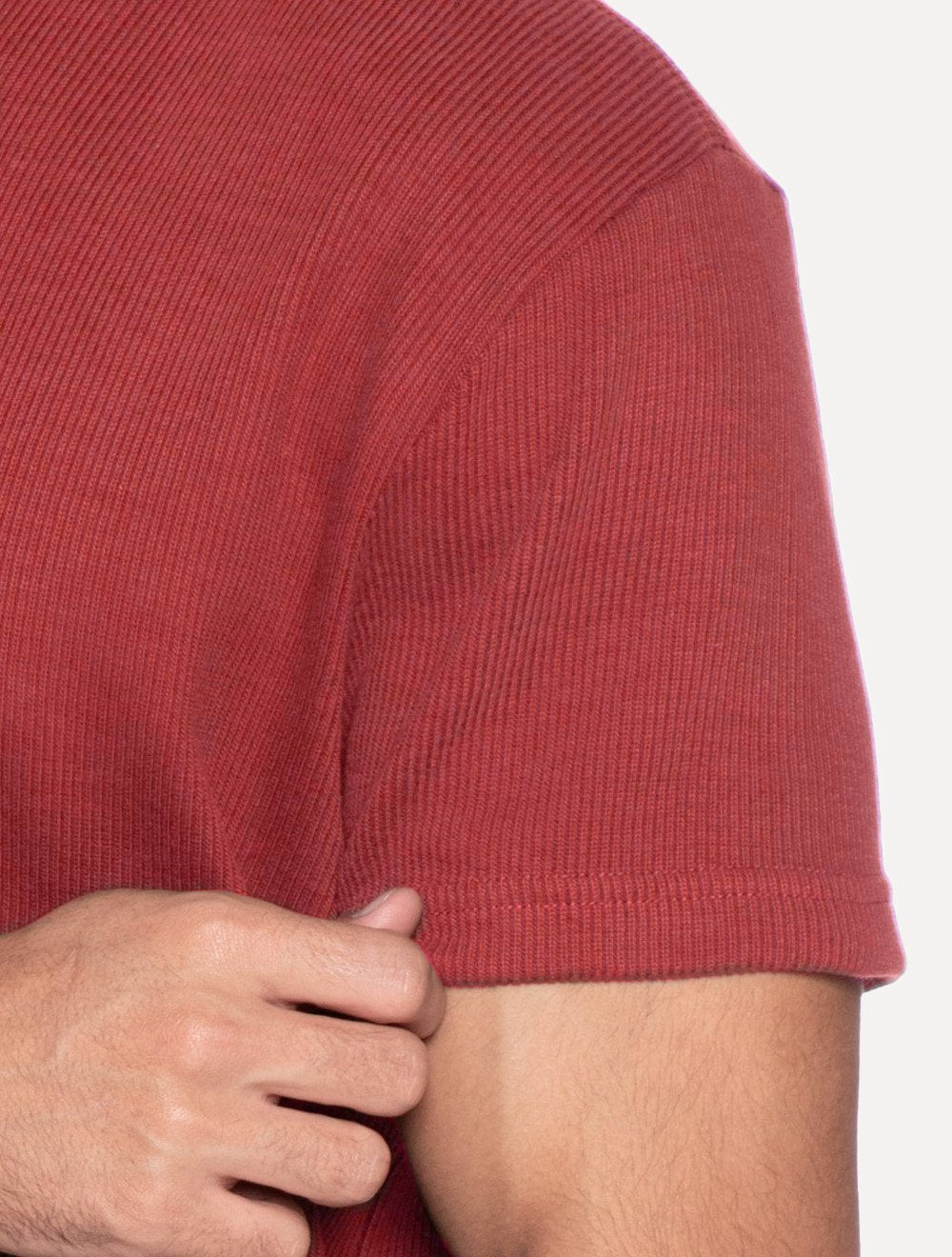 Camiseta Osklen Masculina Canelado Pure Soft Vermelho