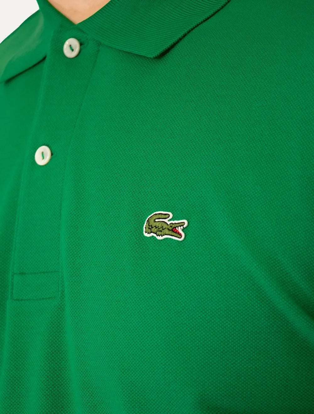 Polo Lacoste Masculina L.12.12 Verde Jade