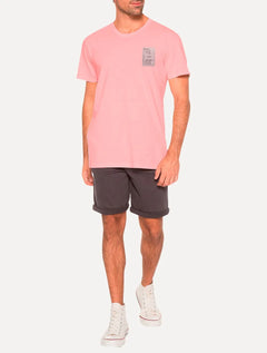Camiseta Von der Volke Masculina Origineel Tag Rosa