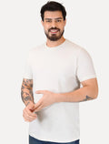 Camiseta Aramis Masculina Piquet Gola Retilinea Textura Off White