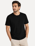 Camiseta Calvin Klein Jeans Masculina Cotton CK Logo Quadrado Preto