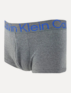 Cueca Calvin Klein Low Rise Trunk Preta/Cinza Pack 2UN