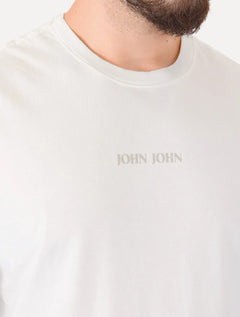 Camiseta John John Masculina Regular Clean Off-White