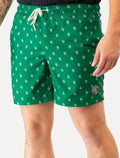 Short Original Penguin Masculino D'Água Logo Print Verde