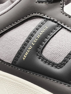 Tênis Armani Exchange Masculino Dusseldorf Preto Cinza