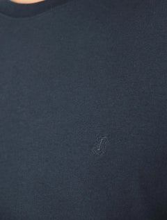 Camiseta Individual Masculina Slim Logo Azul Marinho