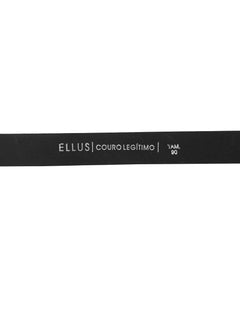 Cinto Ellus Masculino Couro Tygon Metal Preto