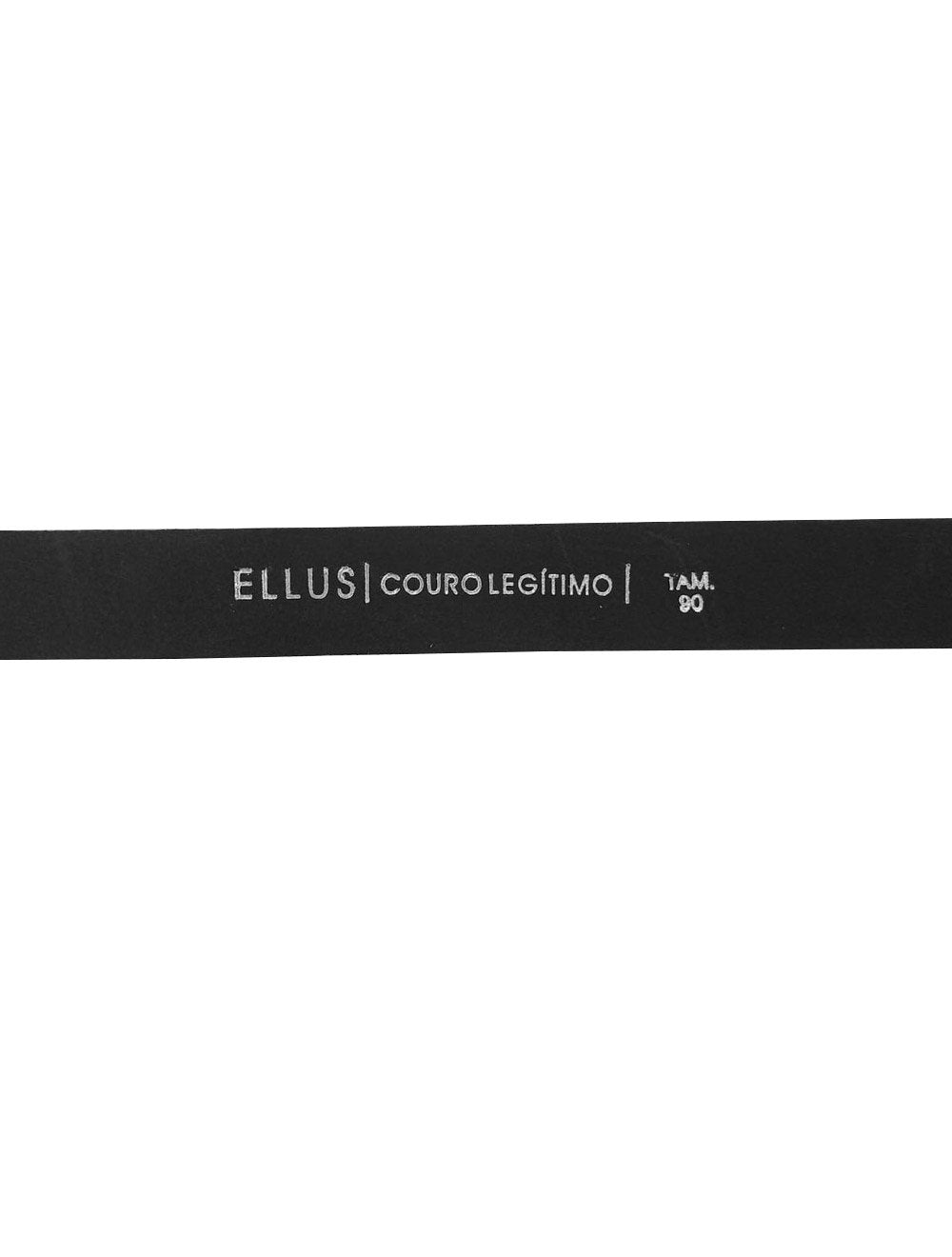 Cinto Ellus Masculino Couro Tygon Metal Preto