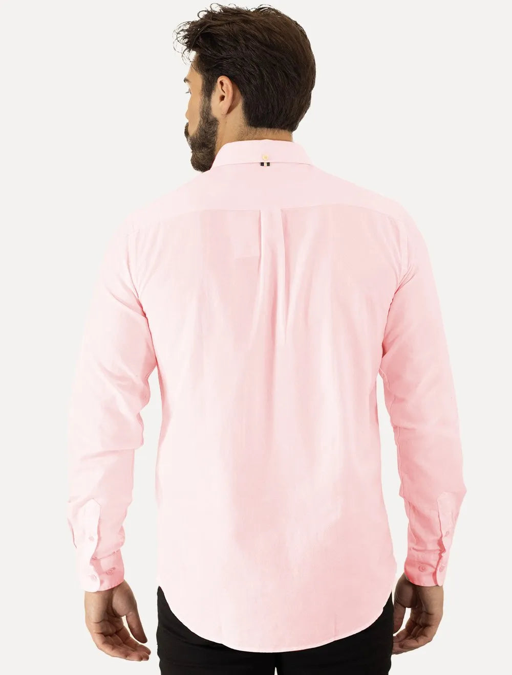 Camisa Reserva Masculina Oxford Color Icon Rosa Claro