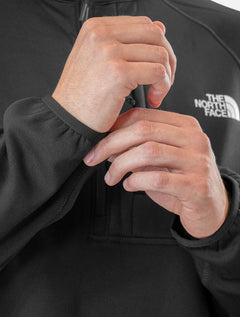 Blusa The North Face Masculina Fleece Canyonlands Half Zip Preta