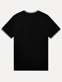 Camiseta Fred Perry Masculina Regular Twin Tipped Preta