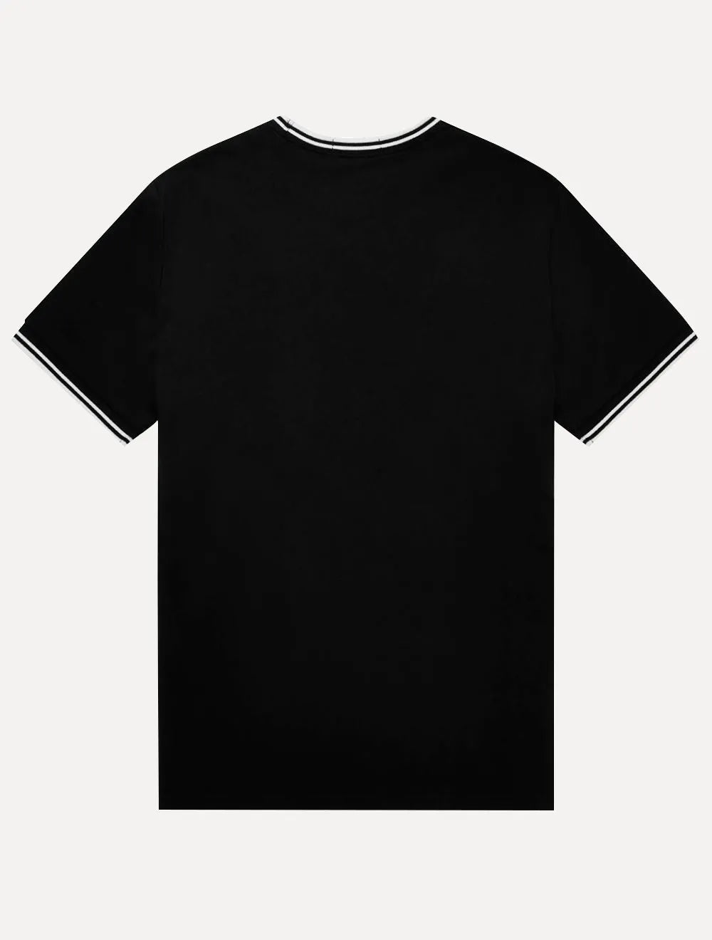 Camiseta Fred Perry Masculina Regular Twin Tipped Preta