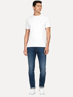 Camiseta Aramis Masculina Basic Lisa Dark Logo Branca