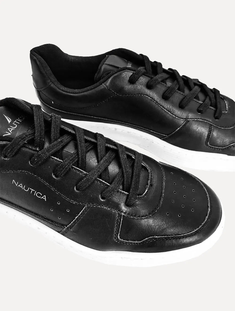 Tênis Nautica Masculino Firenze Impulse Couro Preto