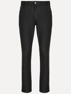 Calça Dudalina Masculina Sarja Slim Fit Preto Mescla