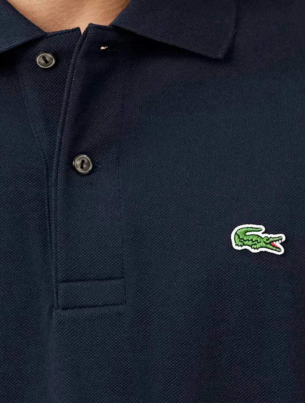 Polo Lacoste Masculina Classic Fit  Azul Marinho