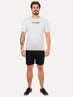 Camiseta Tommy Jeans Masculina Regular TJ RWB Flag Branca