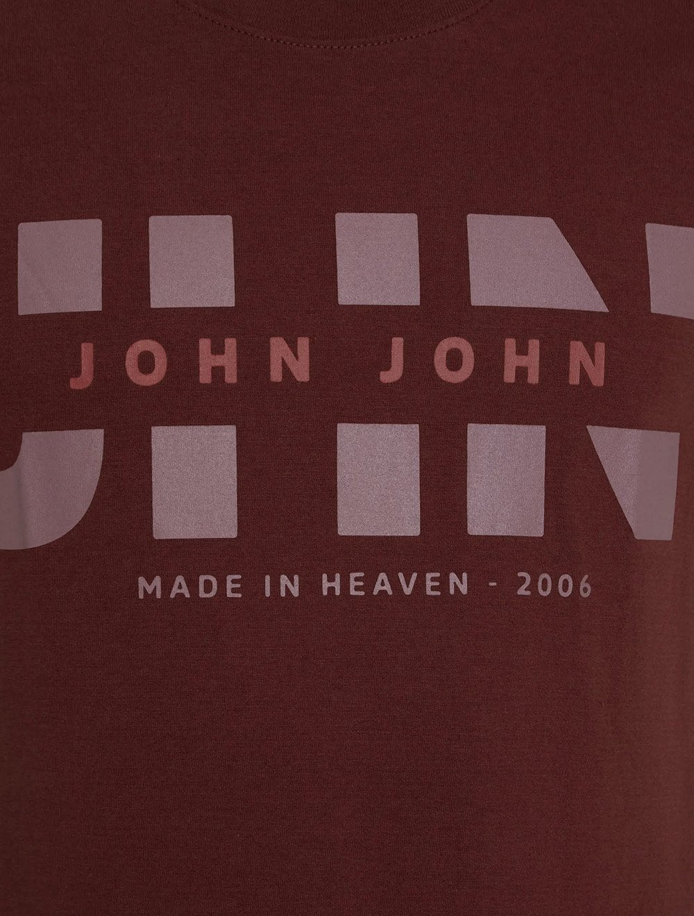 Camiseta John John Masculina Slim Fit Street Vinho