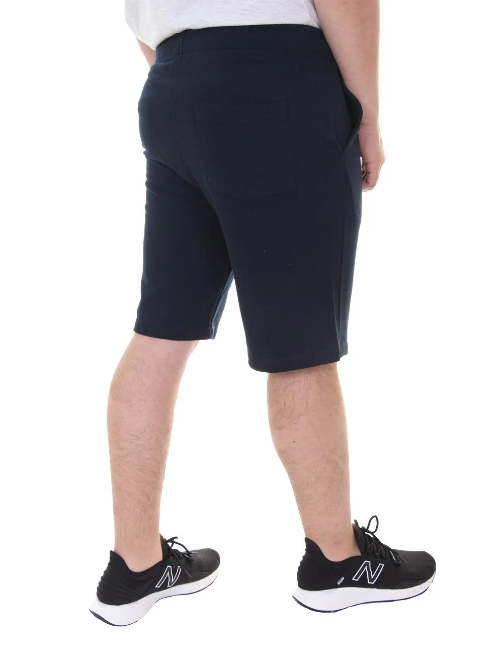 Bermuda VR Masculina Moletom Casual Basic Azul Marinho