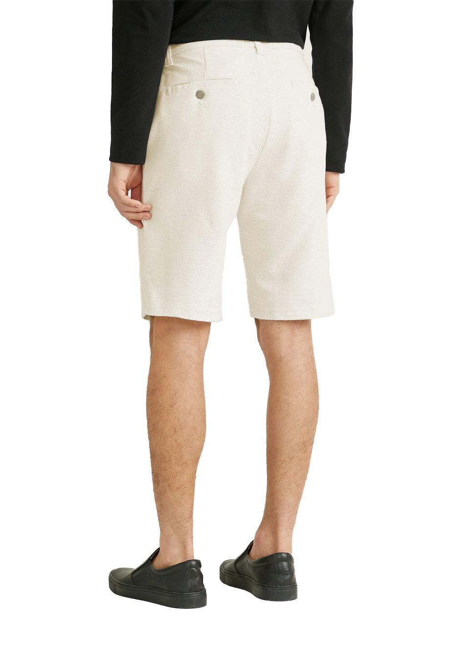 Bermuda Foxton Masculina Moletom Esqui Natural Areia