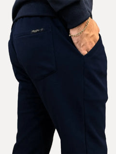 Calça King & Joe Masculina Moletom Comfort Azul Marinho