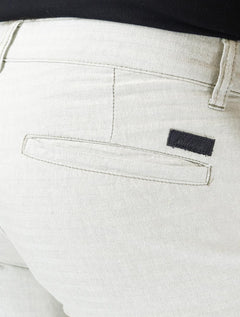 Bermuda Aramis Masculina Chino Fishbone Cinza Claro