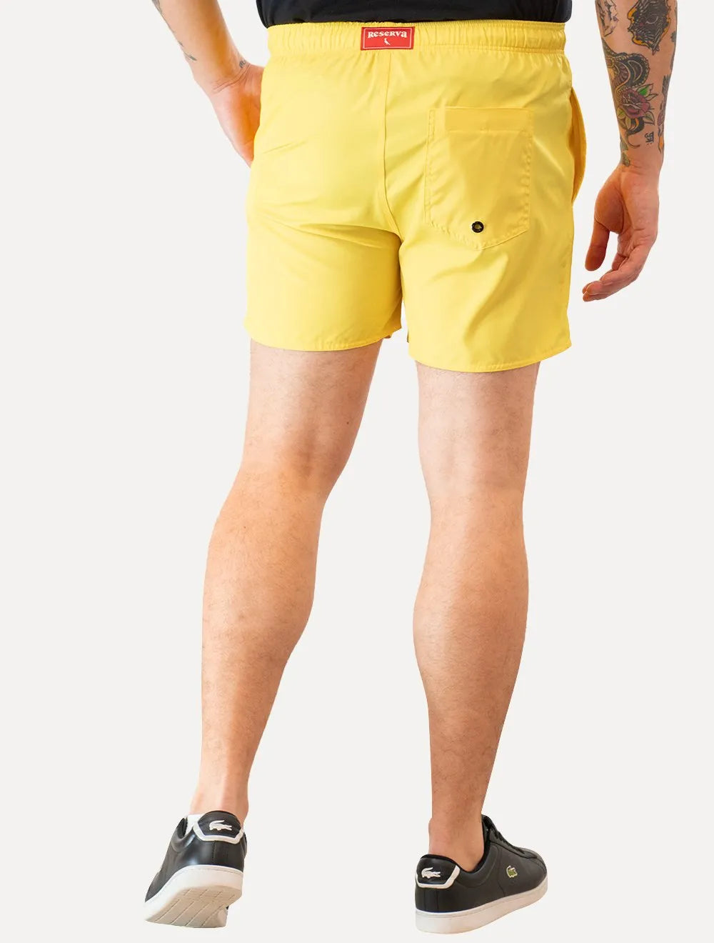 Short Reserva Masculino D'Água Beachwear Texture Amarelo