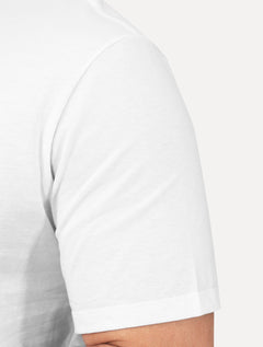 Camiseta Individual Slim Pima Soft Touch Logo Branca