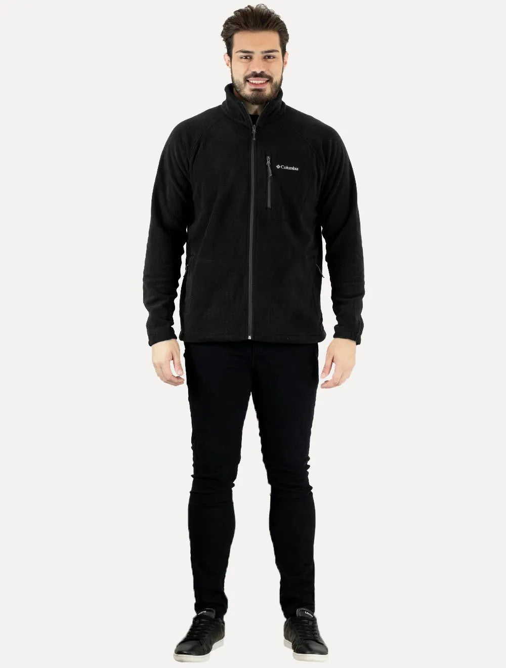 Jaqueta Columbia Fleece Fast Trek II Full Zip Preta