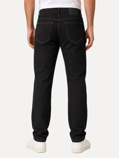 Calça Dudalina Jeans Regular Concept Five Pockets Preta