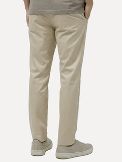 Calça K&J Black Masculina Alfaiataria Cetim Comfort Flex Cáqui