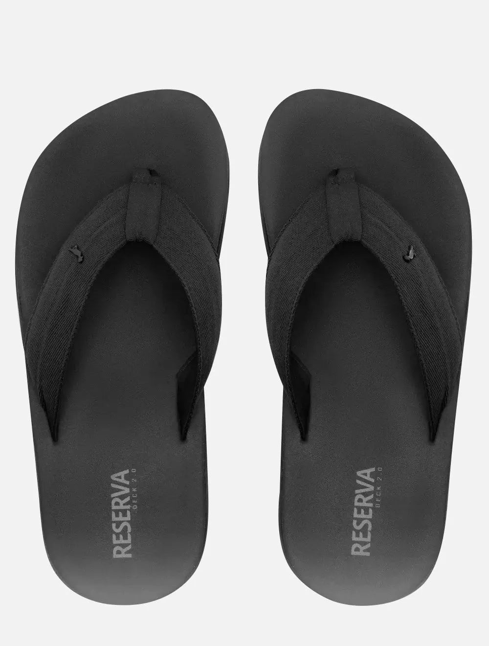 Chinelo Reserva Masculino RSV Deck 2.0 All Black Preto