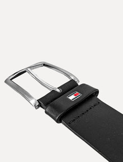 Cinto Tommy Hilfiger Masculino New Denton 3.5 Belt Preto