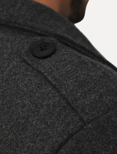 Casaco Dixen Fechamento Duplo Blazer Cinza