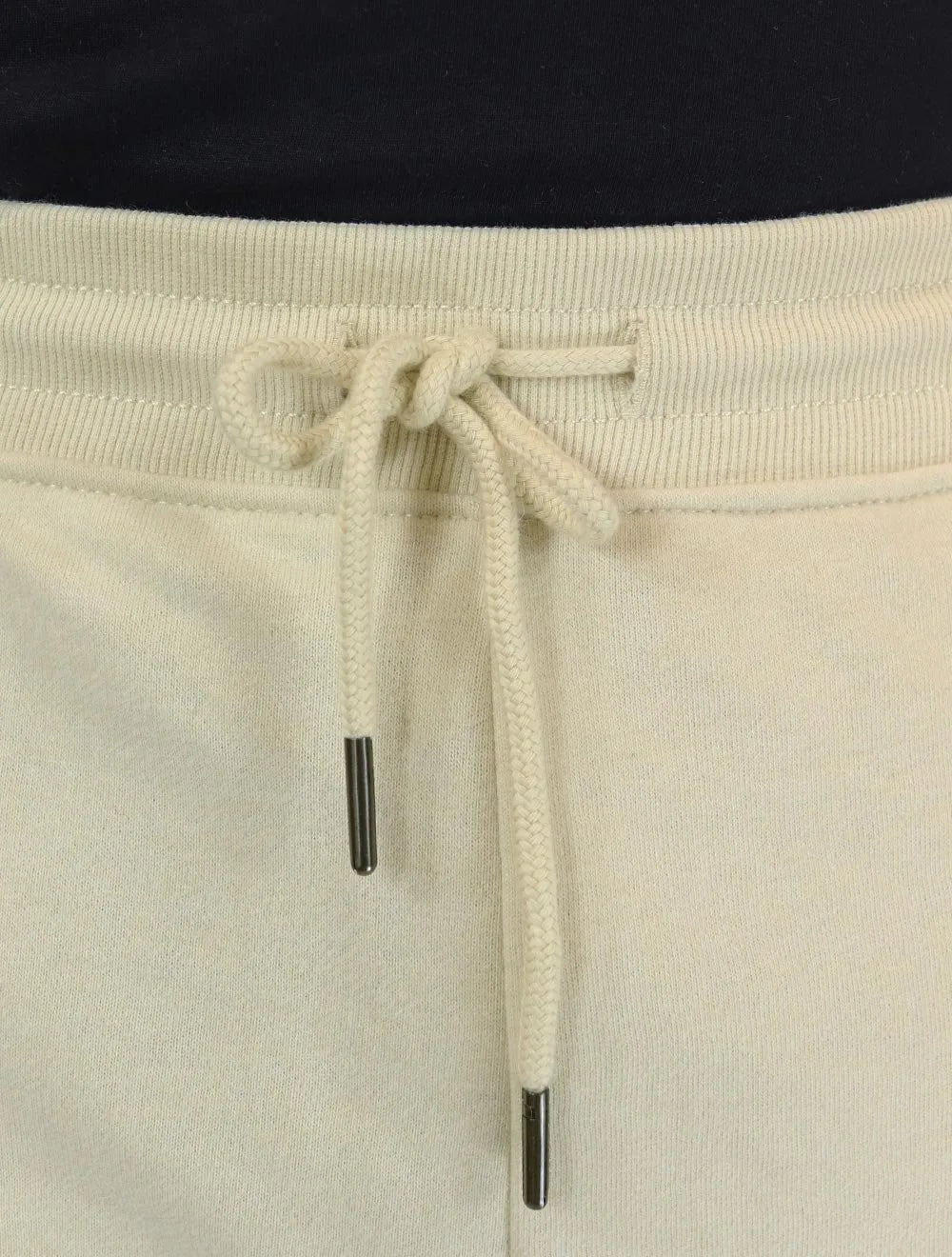 Calça Tommy Hilfiger Masculina Moletom Track Drawstring Vertical Logo Creme