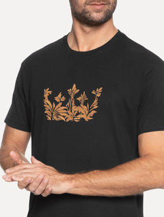 Camiseta Osklen Masculina Regular Vintage Lazuli Crown Preta