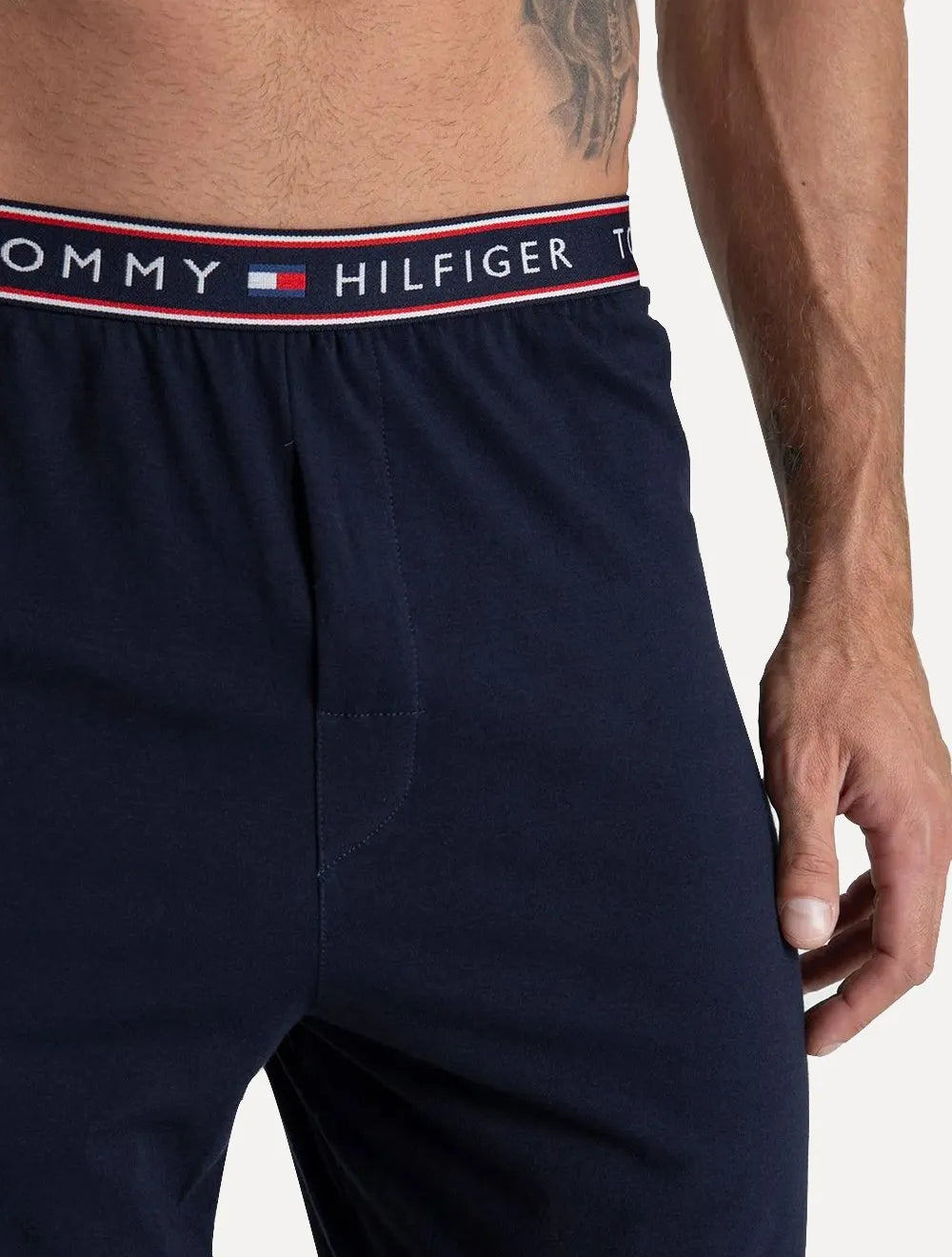 Calça Tommy Hilfiger Sleepwear Lounge Logo Azul Marinho