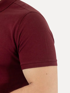 Polo Dudalina Masculina Essentials Basica Vinho
